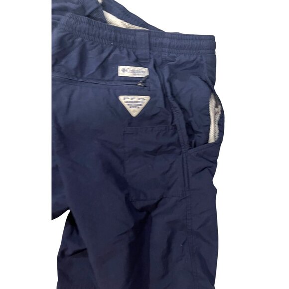 Columbia Mens Navy Blue Omni-Shade Quick-Dry Cargo Shorts - Size M - Picture 6 of 11